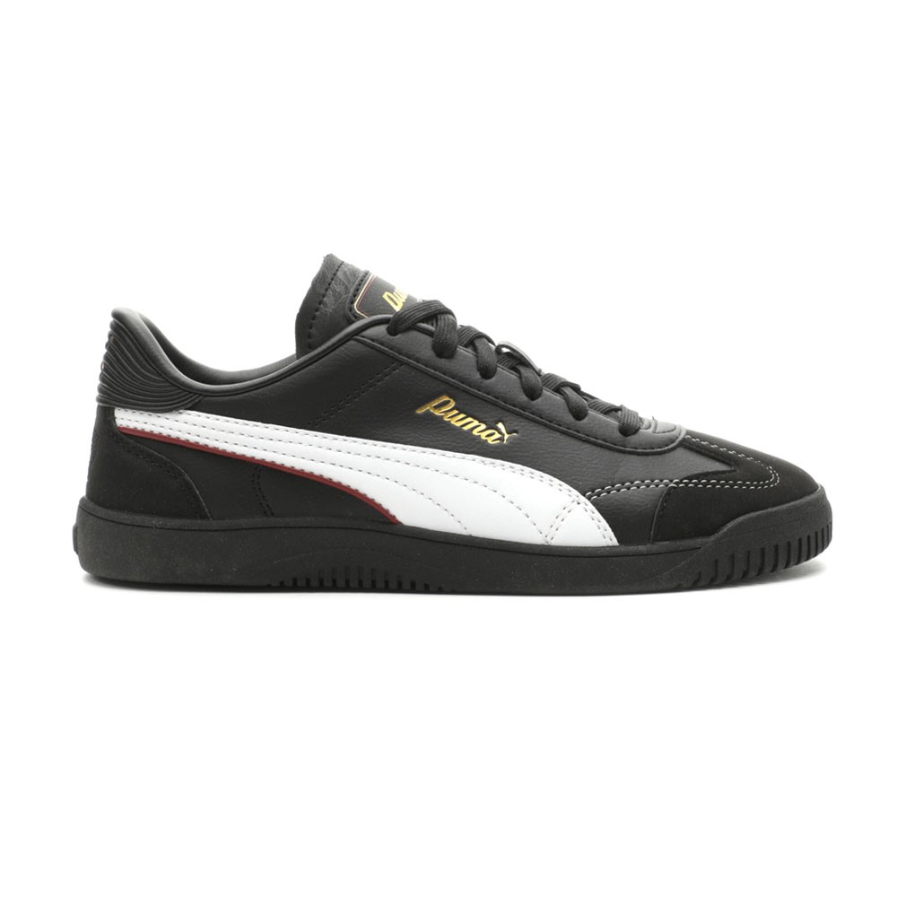 PUMA Club 5V5 Script Lace Up  Womens Black Sneakers Casual Shoes 40170801