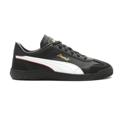 PUMA Club 5V5 Script Lace Up  Womens Black Sneakers Casual Shoes 40170801