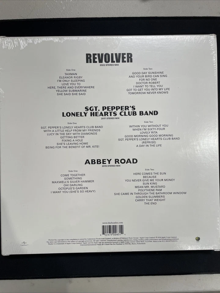 The Beatles - 3 Vinyl Set - Revolver, Abbey Road & SGT. Peppers Lonely Hearts Foto 2 de 2