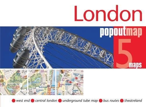 London PopOut Map: pop up city map and tube map of London