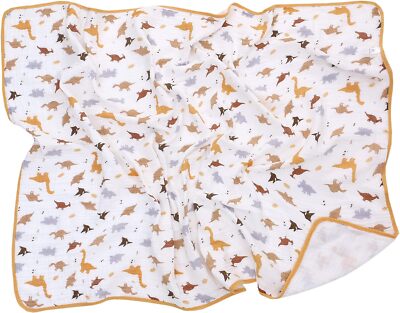 Musselin Baby-Decke Sommer dünne atmungsaktive Sommerdecke (150 x 110cm) Kinder