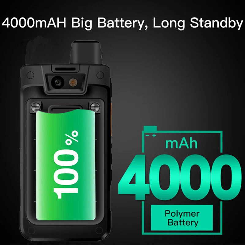 4G Android Rugged Waterproof Smartphone Zello Walkie Talkie PoC Radio PTT B8000 - Image 2 of 4