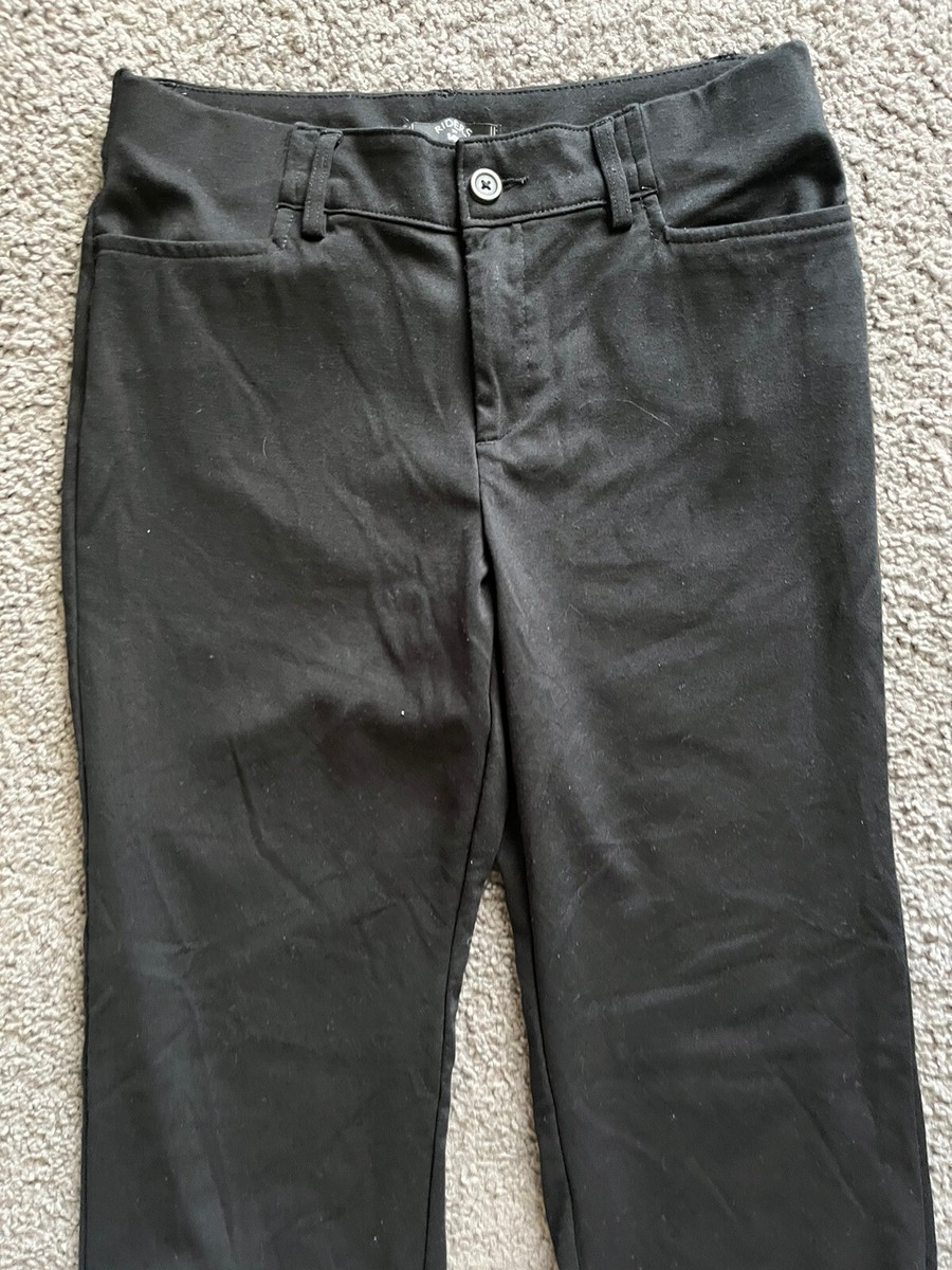 Riders by Lee Black Womens Ponte Knit Pant Black Size W36ZK08