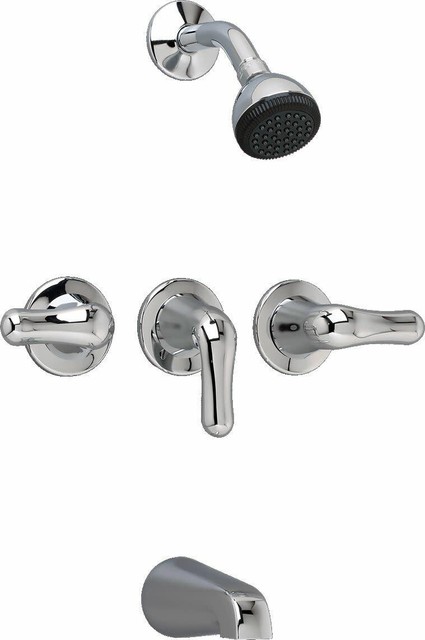 American Standard Colony 3 Handle Single Spray Tub And Shower