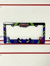 Neon Genesis Evangelion License Plate Frame featuring Asuka and Rei
