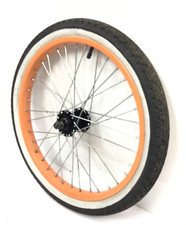 20" Front Bicycle Wheel Orange/Peach 2.125" Tire Heavy Duty Kids BMX Bike #A65