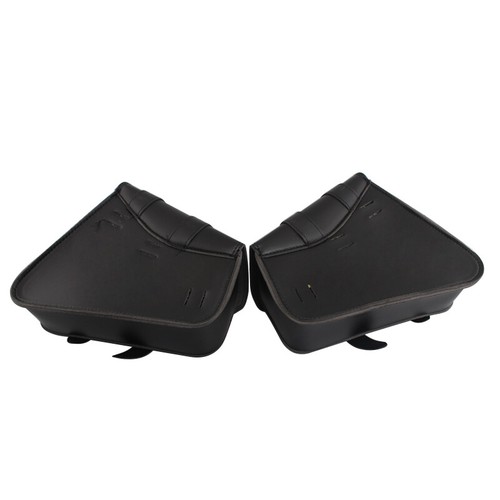 Motorcycle Side Saddlebags Leather Solo Swing Arm Bag fit for Harley Sportster - Picture 13 of 17