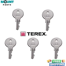 5 Equipment Keys For Terex 506 Key, Old Skyjack , Snorkel,ILCO (APK55)