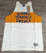 Olson's Terrible Swedes #7 1925 Stall & Dean $220 Basketball Jersey Men's XL