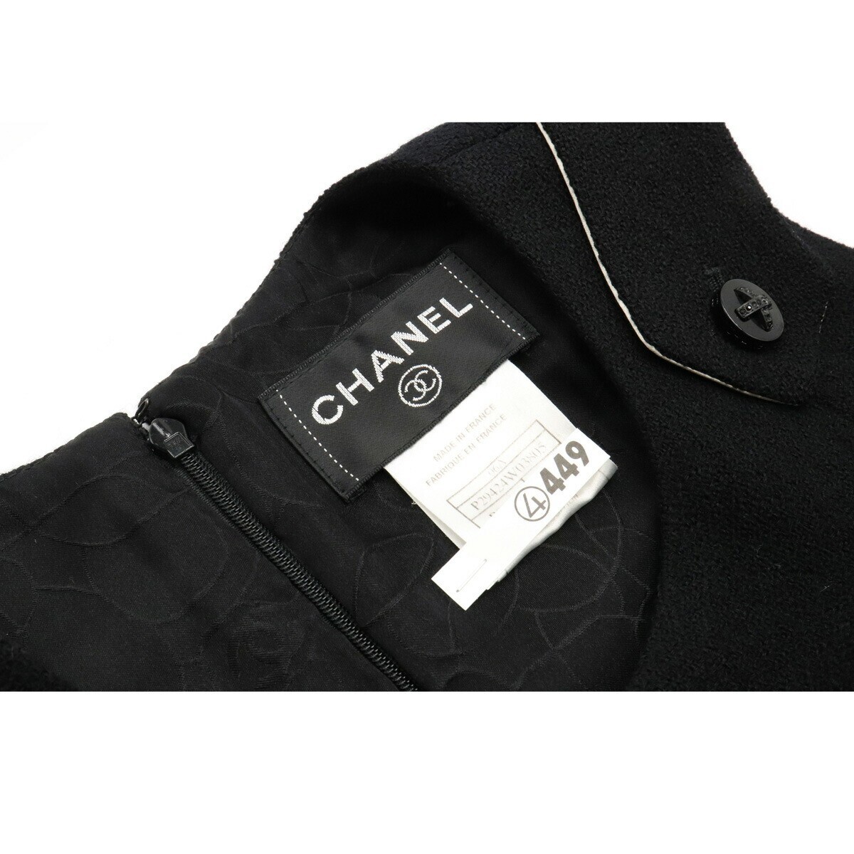 CHANEL 06A No sleeve One-piece Dress 34 Black auth Women | eBay CHANEL 06A No sleeve One-piece Dress 34 Black auth Women | eBay