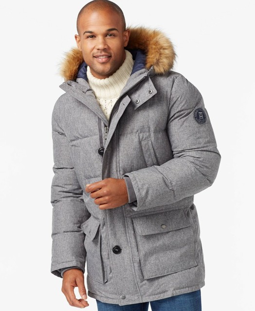 tommy hilfiger short snorkel coat