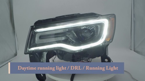 For 2017-2021 Jeep Grand Cherokee Factory HID/Xenon Headlight Assembly Passenger - Video 1 of 1