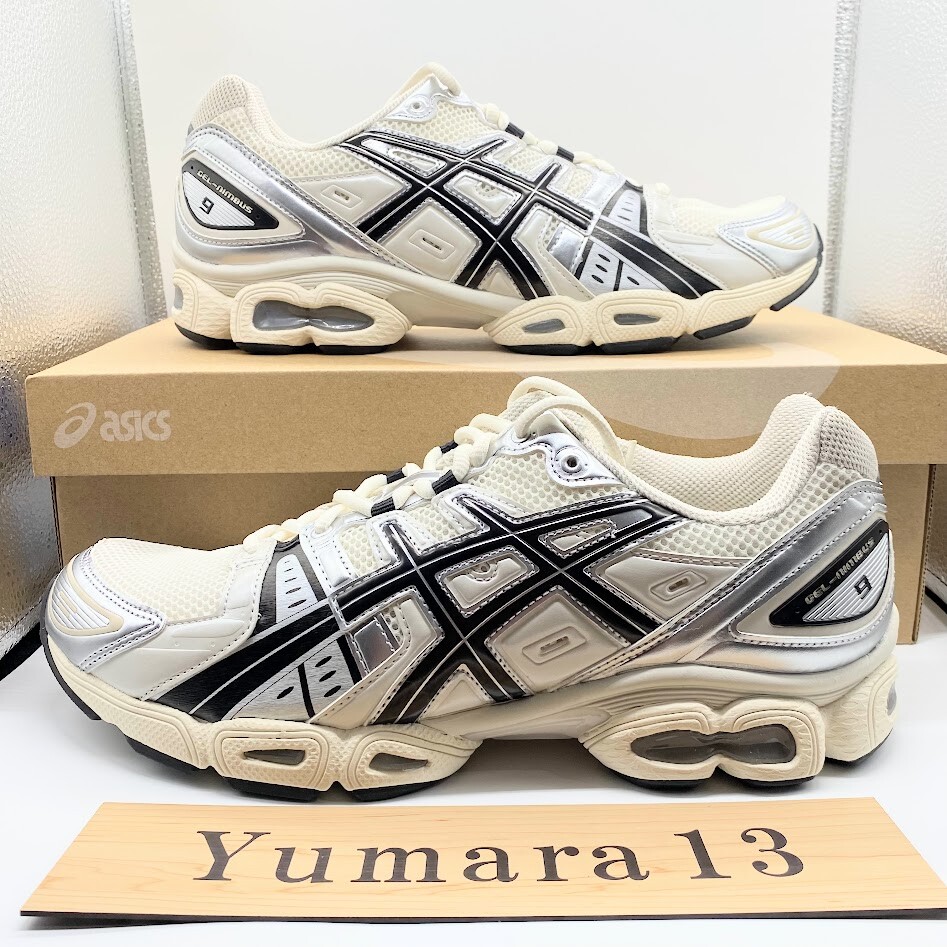 Asics Gel-Nimbus 9 Cream Black Cream 1201A424-105 Men's Size image 3