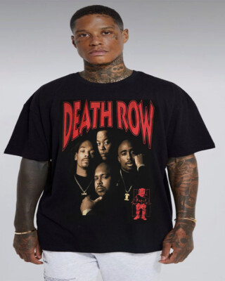 DEATH ROW RAP HIP HOP  T SHIRTS MEN'S SIZES