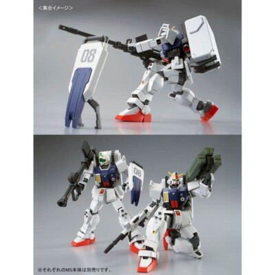 Bandai HGUC 1/144 Gundam Ground Type (PARACHUTE PACK) Model Kit