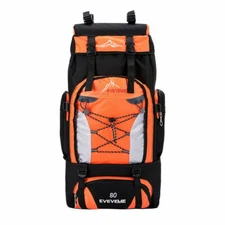 Large 80L Military Tactical Backpack Rucksack Camping Hiking Bag Outdoor Travel