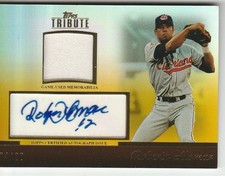 2011 Topps Tribute Auto Relic Roberto Alomar Padres Indians Expos Mets Blue Jays