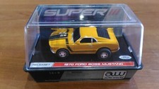 1970 Ford Boss Mustang auto world No.2 H0 Slot Car DO NOT SHIP TO USA