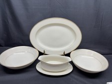 Mikasa "TROUSDALE" Ivory China L2801  4 Piece Serving Set: Bowls, Platter  