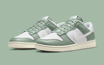Nike Dunk Low Retro PRM Mica Green Casual Sneakers Men's Size US 10.5  