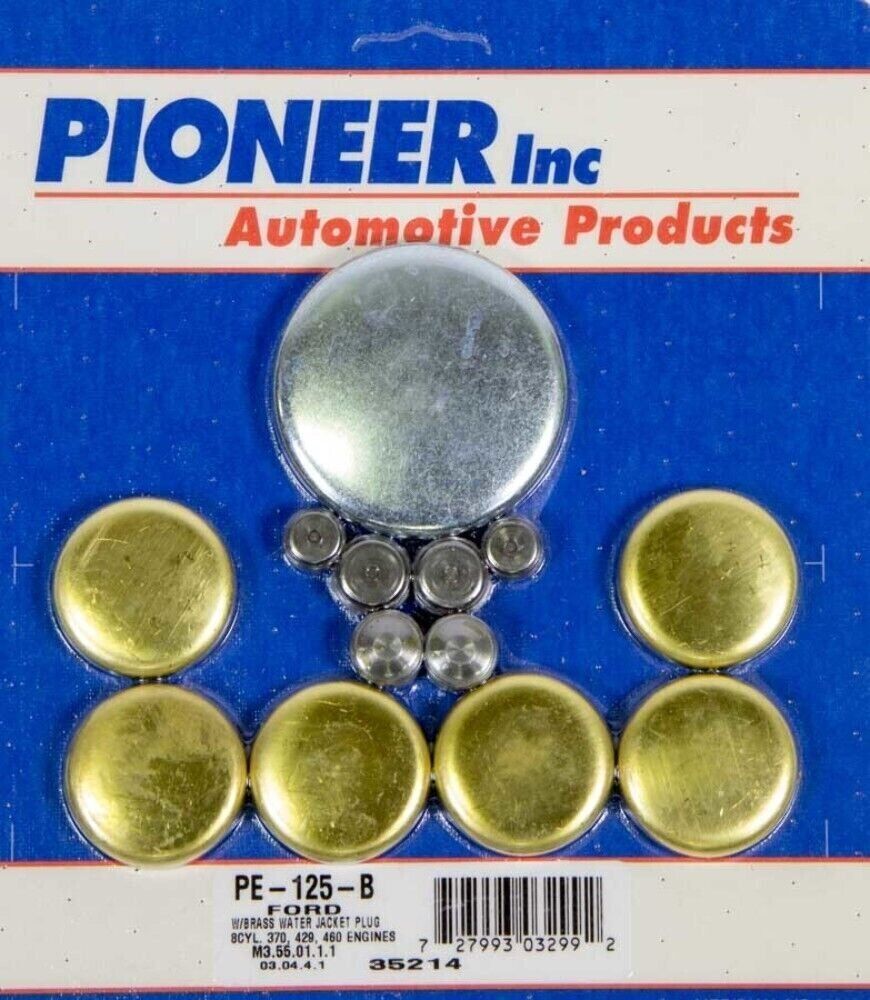 Pioneer 460 Ford Freeze Plug Kit - Brass Pioneer 460 Ford Freeze Plug Kit - Brass