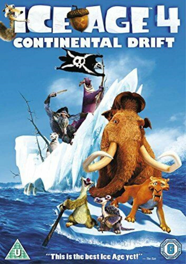 Ice Age 4: Continental Drift Dvd DVD (2012) John Leguizamo FREE SHIPPING