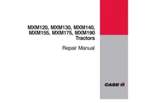 Case IH MXM120, MXM130, MXM140, MXM155, MXM175, MXM190 Tractor Service Manual