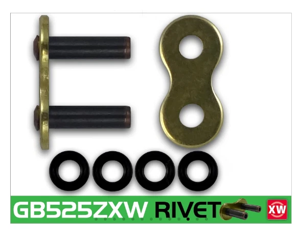 Suzuki GSXR600 1998-2023 RK Racing ZXW 120 Link 525 Pitch XW-Ring Chain - Gold - Image 2 of 4