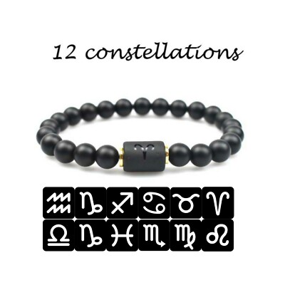 Sternzeichen Bettelarmband, Sternzeichen Sone Perlen Sternbild Bettelarmband