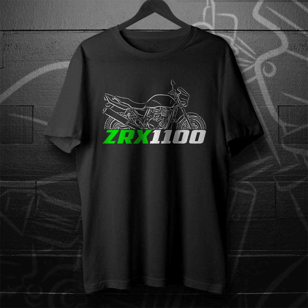 Kawasaki ZRX 1100 1997-2000 - Motorcycle T-Shirt for Riders