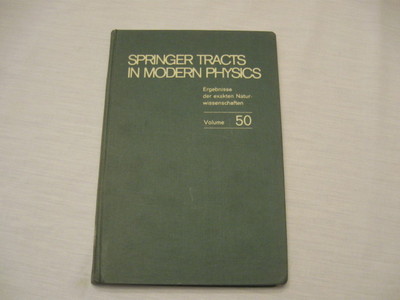 Book, Springer Tracts in Modern Physics Vol. 50  1969