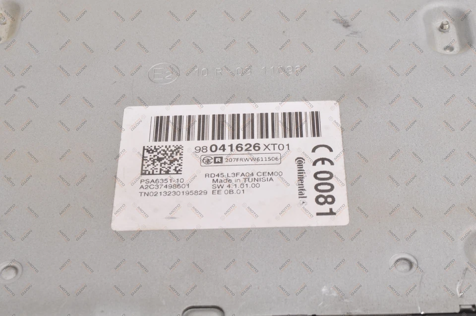 CITROEN BERLINGO II 2008- 1.6 HDi 75PS Radio Autoradio 98041626XT - Bild 2 von 4