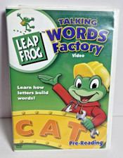 Leap Frog Talking Words Factory Educational Video DVD Pre-Reading Homeschool