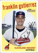 Franklin Gutierrez #404 2008 Topps Heritage