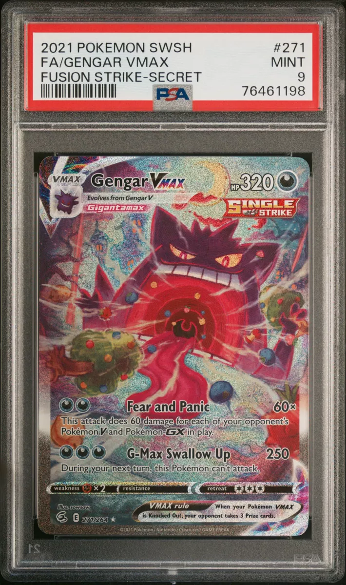 Gengar Vmax Alternate Art | custom-made card | proxy