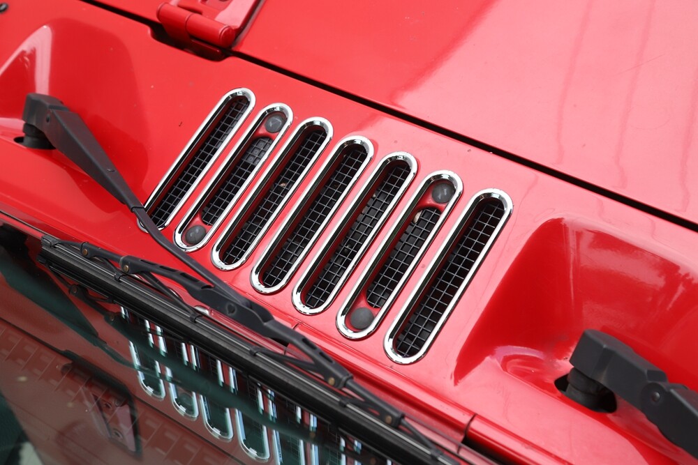 7x Hood Scoop Air Intake Vent Inlet Cover Trim For Jeep Wrangler JK 0717 Chrome eBay