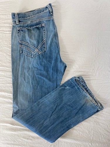 William Rast Straight Leg 100% Cotton Denim Jeans. Perfectly Broken In, 38X34. - Picture 2 of 9