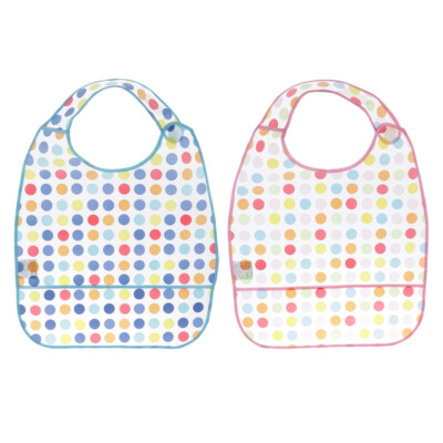 Baby Bib with Drip Tray Waterproof Adult Bib Clothing Protection UK