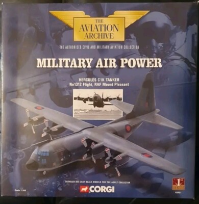 Corgi Aviation Hercules C1K Tanker No1312 Flight RAF Mount Pleasant 1:144 48401