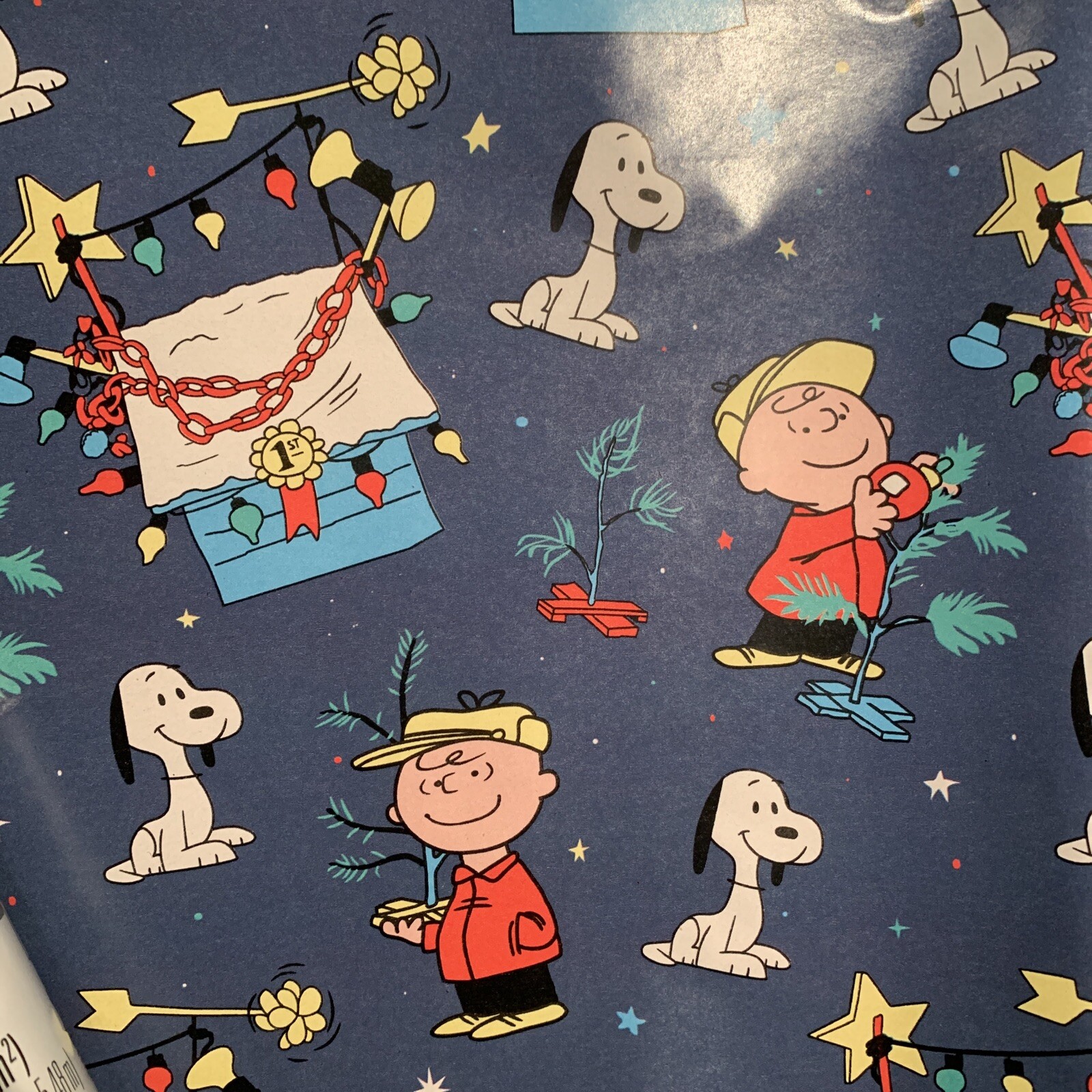 4 Rolls Charlie Brown Peanuts Gift Wrapping Paper, 60Sqft Each See description