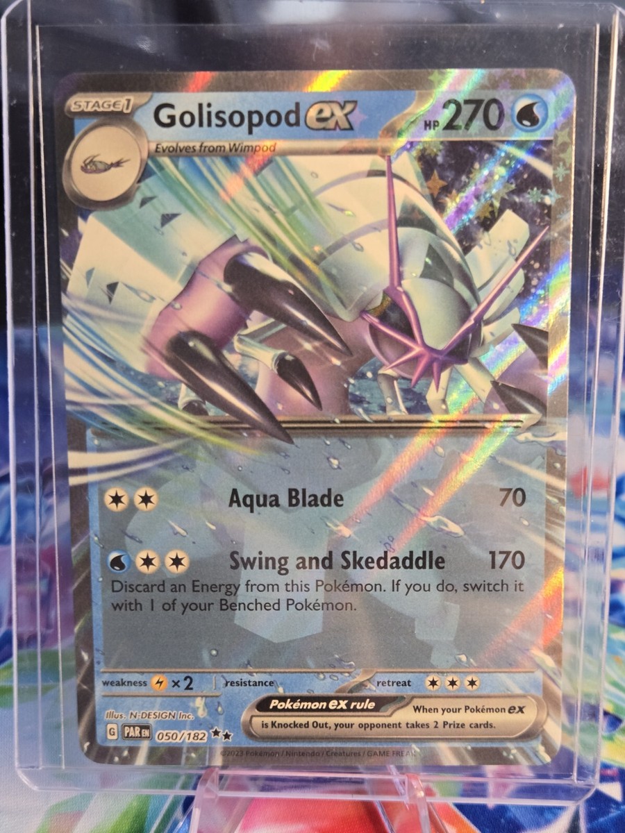 Pokémon TCG Golisopod ex Paradox Rift 050/182 Holo Double Rare | eBay