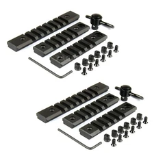 2PACK 6 COMBO 5,5,7 Slots Keymod Rail with Sling Swivel Port , Swivel included