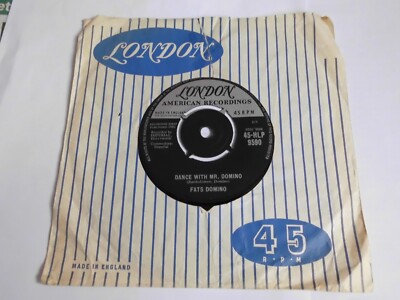 Fats Domino Dance With Mr. Domino 7'' 1962 1st UK London 45-HLP 9590