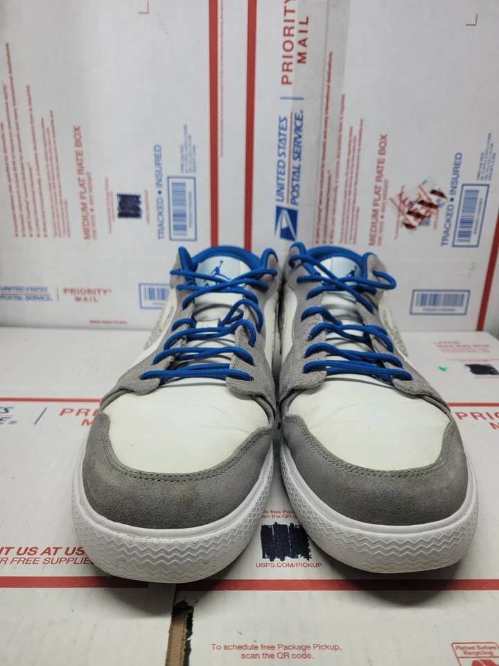 Nike Air Jordan Retro 1 V.1 481177-106 Azul Militar/Gris Para Hombre Talla 13 Usado Foto 2 de 4