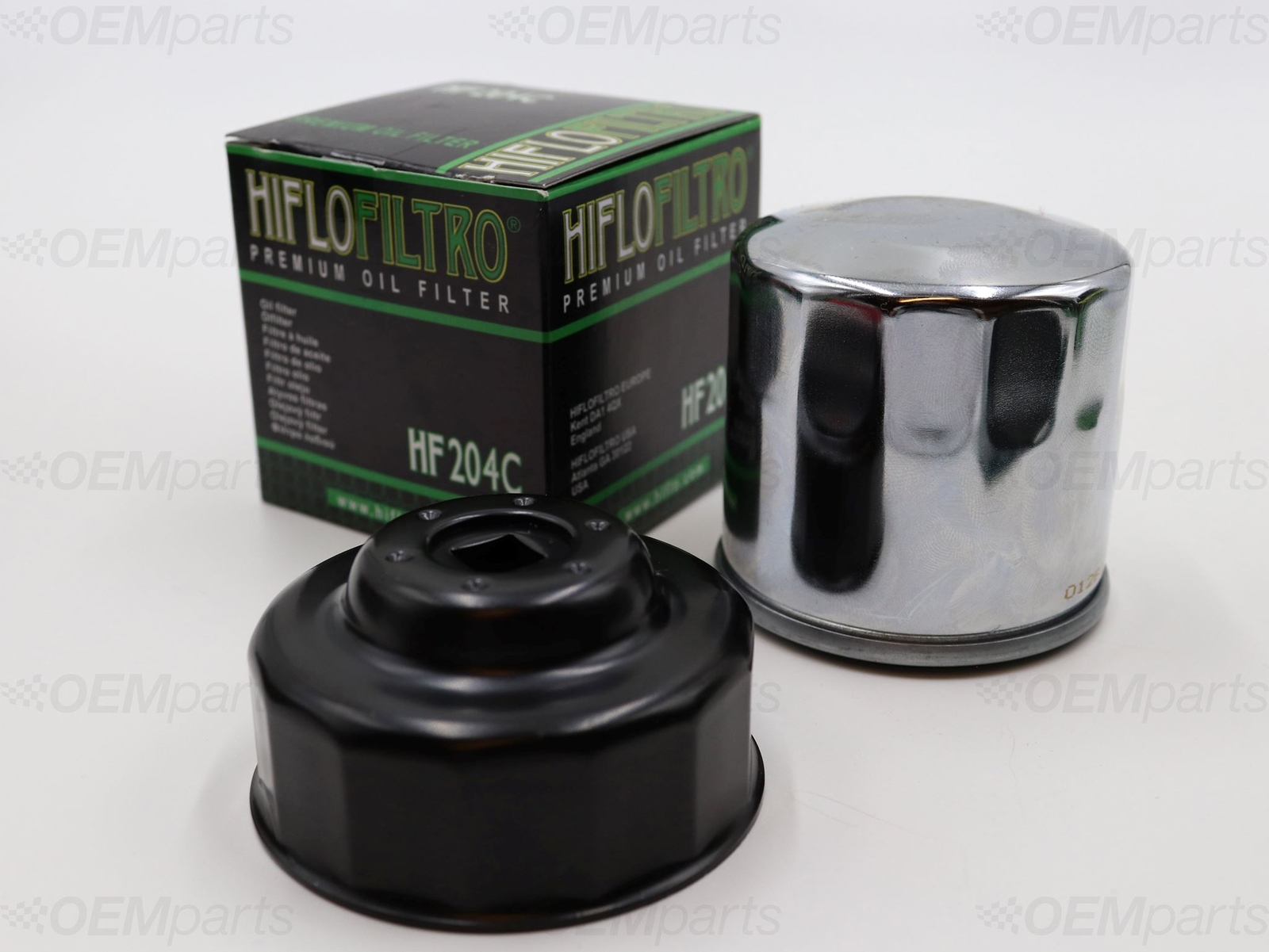 HiFlo Chrome Oil Filter And Oil Filter Wrench YAMAHA XT 1200 (20102021) eBay