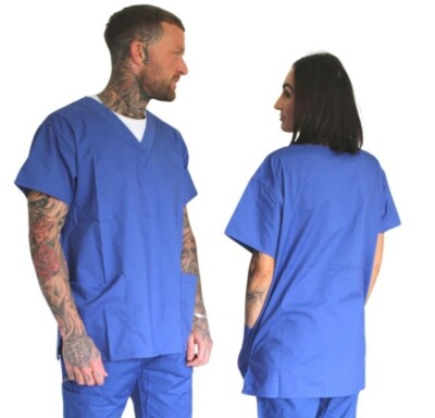 Scrub medizinische Tunika Uniform Schwangerschaft Top Krankenschwester Krankenhaus Friseur Salon Shirt