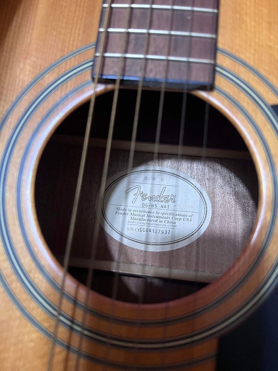 Fender DG-8S Nat Acoustic Guitar | eBay Fender DG-8S Nat Acoustic Guitar | eBay