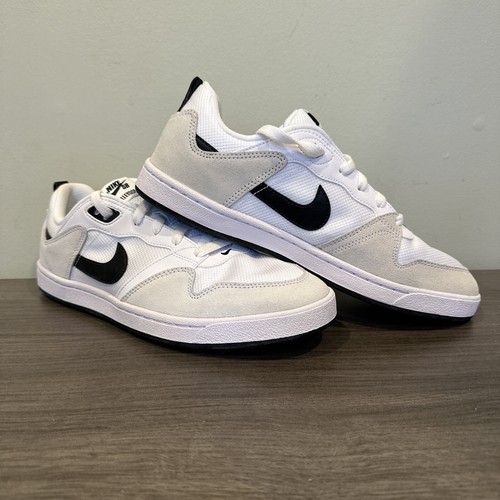 Nike SB Alleyoop White Black Skateboarding CJ0882-100 Men's Sizes 8.5-12.5 New