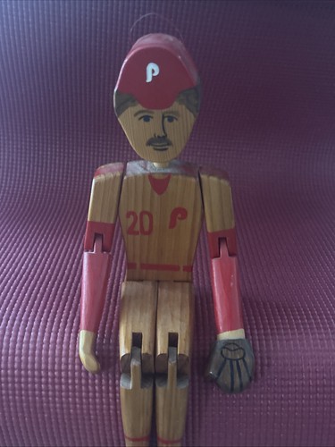 Muñeca articulada de madera articulada Mike Schmidt Philadelphia Phillies MLB 1993 - Imagen 6 de 6