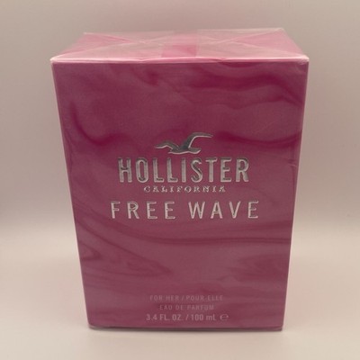 Hollister Free Wave Eau de Parfum Spray 3.4 fl oz / 100 mL for Women